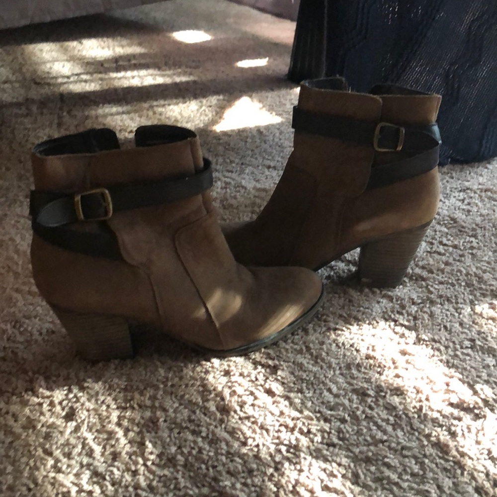 Brown booties
